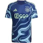 Adidas Camisola de futebol 'Ajax Amsterdam 25/26' azul / aqua / verde