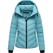 MARIKOO Casaco de inverno 'Samuiaa XVI' azul céu / preto