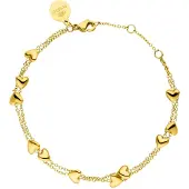 Purelei Pulseira 'Alohi Heart' ouro