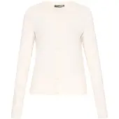 Dreimaster Casaco de malha branco lã