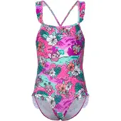 Speedo Maiô Learn To Swim Printed Frill Thinstrap