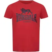 Lonsdale Camisa marinho / vermelho
