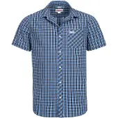 Lonsdale Camisa 'Brixworth' azul / preto / branco