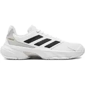 Adidas Sapatilha de desporto 'CourtJam Control 3' cinzento / preto / branco