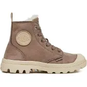 Palladium Botim com fivela 'Pampa' castanho claro