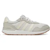 Adidas Sapatilhas baixas 'Run 60s 4.0' creme / estuque / branco