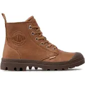 Palladium Botas com atacadores 'Pampa' castanho claro
