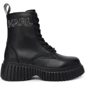 Karl Lagerfeld Botim com fivela preto