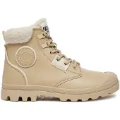 Palladium Botim com fivela 'PAMPA' estuque / bege escuro / preto