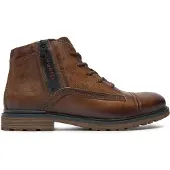 Bugatti Botas com atacadores castanho