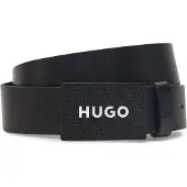 HUGO Cintos 'Gilao-Z' preto / offwhite