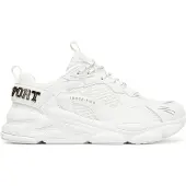 Plein sport Sapatilhas baixas 'Track King' prata / branco