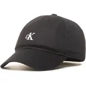 Calvin Klein Chapéu 'Kids' Monogram Baseball' preto / branco