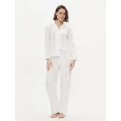 Ralph Lauren Pijama offwhite / branco natural