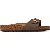 Birkenstock - Sandálias e chinelos - Madrid Birkibuc Regular Mocha para Unissexo - Tamanho 45 - Castanho