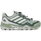 Adidas - Calçado caminhada mulher - Terrex Skychaser GTX W Silver Green/Linen Green/Legend Ivy para Mulher - Tamanho 5,5 UK - Cinzento