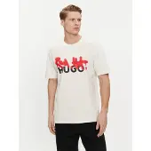 HUGO Camisa 'Dinricko' vermelho / preto / branco