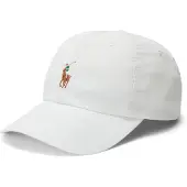 Ralph Lauren para mulher. 211954881002 Boné Pony Ball branco (OSFA), Casual, Algodão