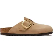 Birkenstock Tamancos Boston Big Buckle mulheres - Bege - 39