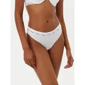 GUESS Tanga 'JANE' preto / branco
