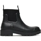 Calvin Klein Bota de borracha 'COMBAT' preto