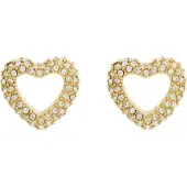GUESS Gold-plated heart Orecchini with crystals Beloved JUBE05028JWYGT/U