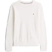 Tommy Hilfiger Pullover 'Fine' branco