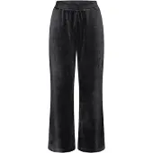 Triumph Calças de pijama ' Sensual Velour Wide Leg ' preto