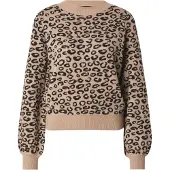 Vero Moda Pullover 'VMNANCY' bege escuro / preto