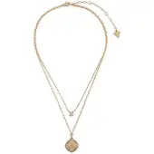 GUESS Gold-plated double Collana Wild Flower JUBN05507JWYGT/U