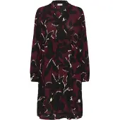 Kaffe Vestido 'KALisette' baga / preto / branco lã