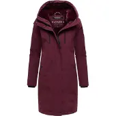 NAVAHOO Sobretudo de inverno 'Hageltanz 14' bordeaux