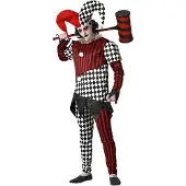 Atosa Traje De Homem Harlequin Halloween