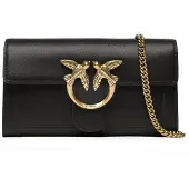 Pinko Clutches 'Love One' ouro / preto