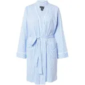 Ralph Lauren Roupão curto azul céu / branco