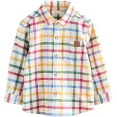 Next Camisa ecru / amarelo / verde escuro / vermelho
