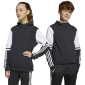 Adidas Sweatshirt de desporto 'Squadra 25 Sweat Hoodie' preto / branco