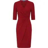 HotSquash Vestido vermelho rubi