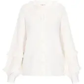 IZIA Casaco de malha offwhite