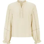 Soft Rebels Blusa 'Edwina' camurça