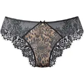 LASCANA Cueca bege / preto