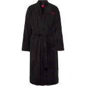 HUGO Roupão comprido vermelho / preto