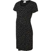 Mamalicious Camisola de pijama preto / branco