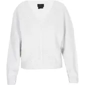 Dreimaster Klassik Pullover offwhite