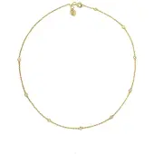 Liu Jo Delicata Collana Placcata Oro Con Zirconi Lj2466 — Collana