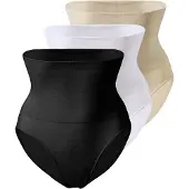 Yenita Cueca modeladora bege / preto / branco