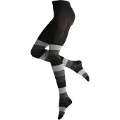 Yenita Collants cinzento / antracite / preto