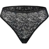 Erlich Textil Tanga 'Iconic Lace' mosqueado preto