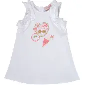 Lili Gaufrette Vestidos curtos NAVETTE criancas - Branco - 12 mois