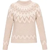 Dreimaster Pullover bege / branco